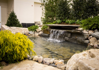 backyard slate waterfall