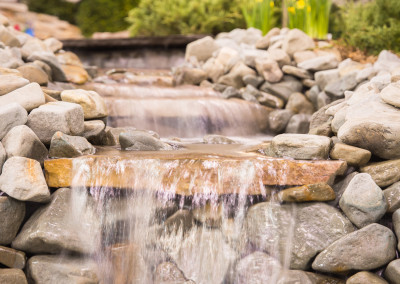 backyard waterfall