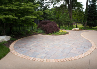 decorative paver patio