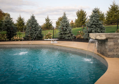 pool water feature