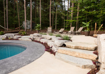 grand haven custom pool landscaping by essex outdoor design
