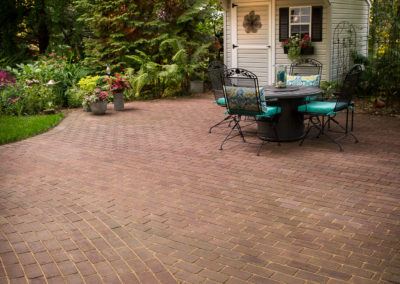private backyard retreat in Grand Rapids landscaped by essex outdoor design