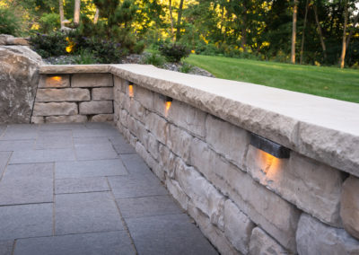 landscaping project for entertaining in Ada, michigan designed by essex outdoor design